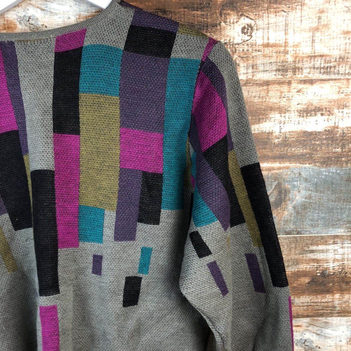 Japanese Brand DL Bel Shepree vintage art Gray Knitwear sweatshirt #C473 Size M / US 6-8 / IT 42-44 - 20 Thumbnail