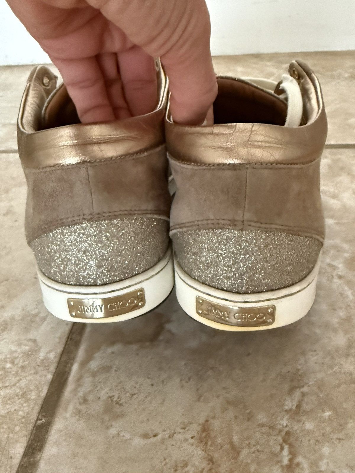Jimmy Choo Jimmy Choo suede sneakers Size US 8.5 / IT 38.5 - 5 Thumbnail