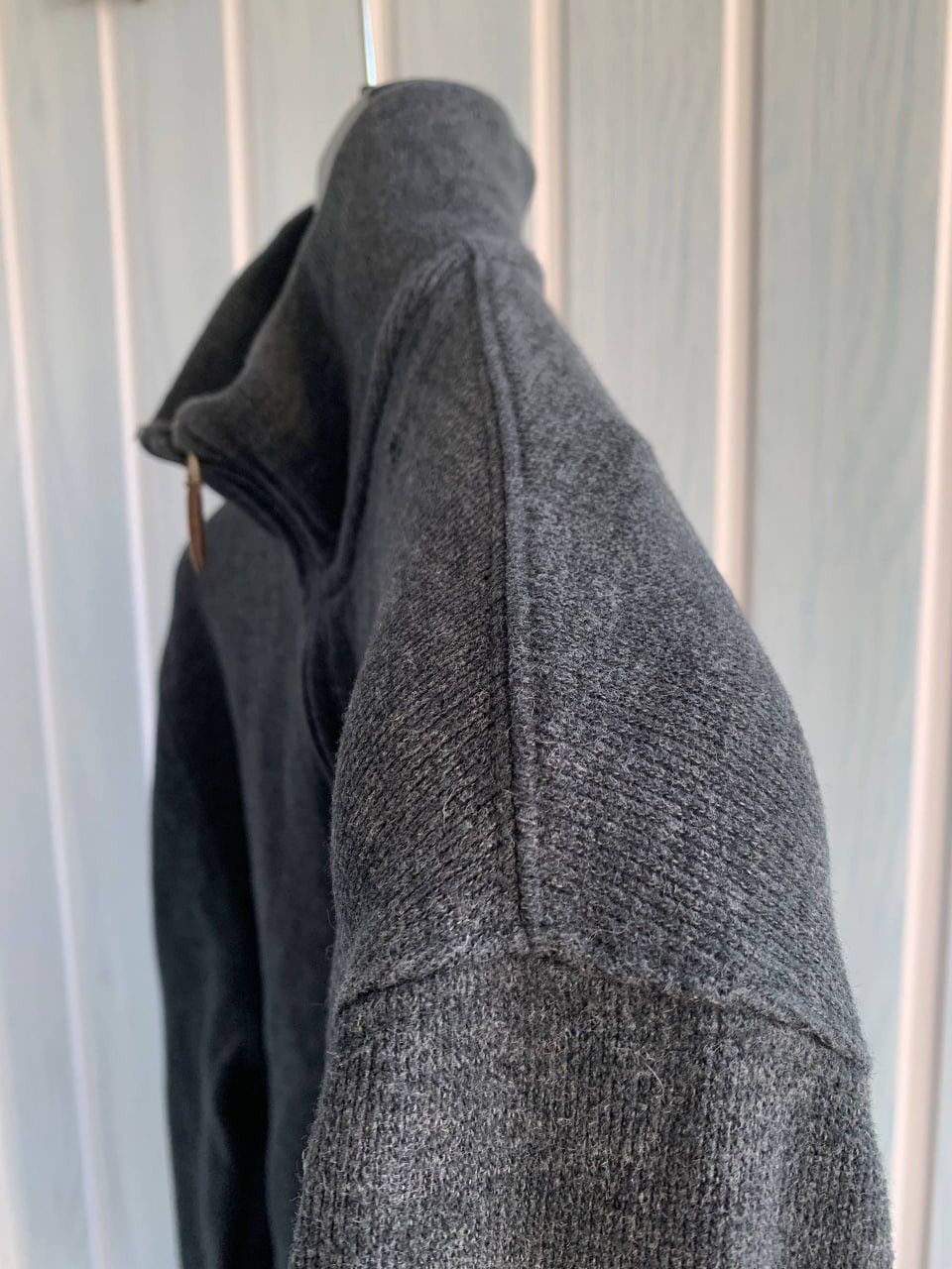 Polo Ralph Lauren Polo Ralph Lauren Grey Cotton 1/4 Zip Pullover Sweater Size US L / EU 52-54 / 3 - 12 Thumbnail