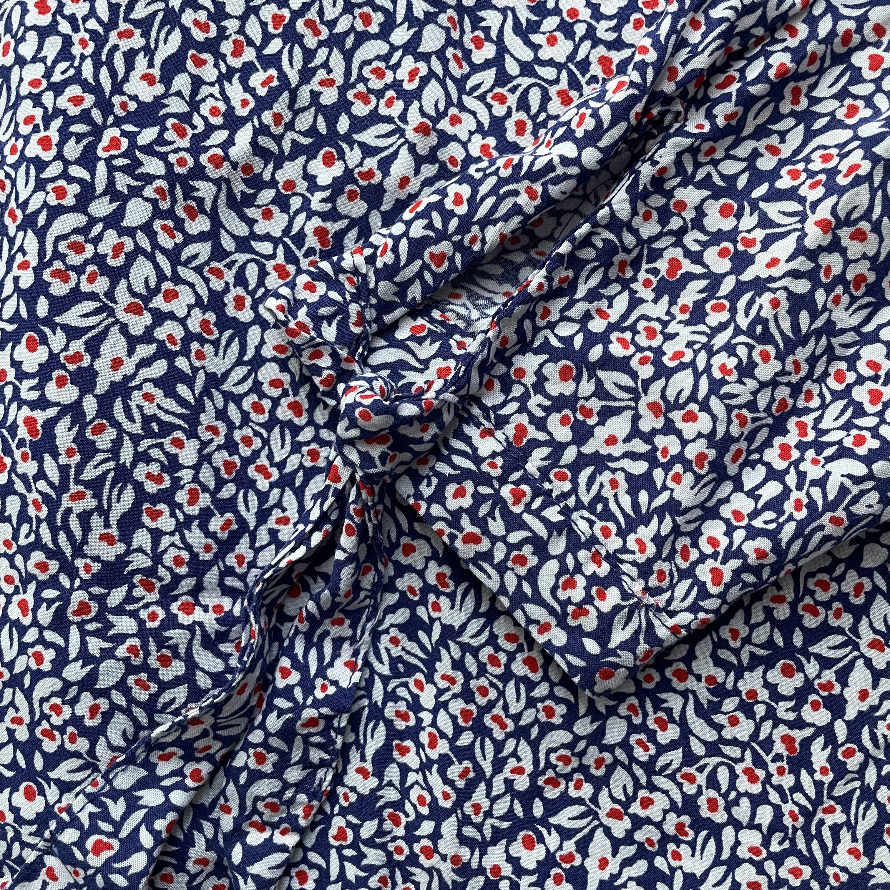 Cynthia Rowley Cynthia Rowley Floral V-Neck 3/4 Tie Sleeve Blouse S Size S / US 4 / IT 40 - 5 Thumbnail