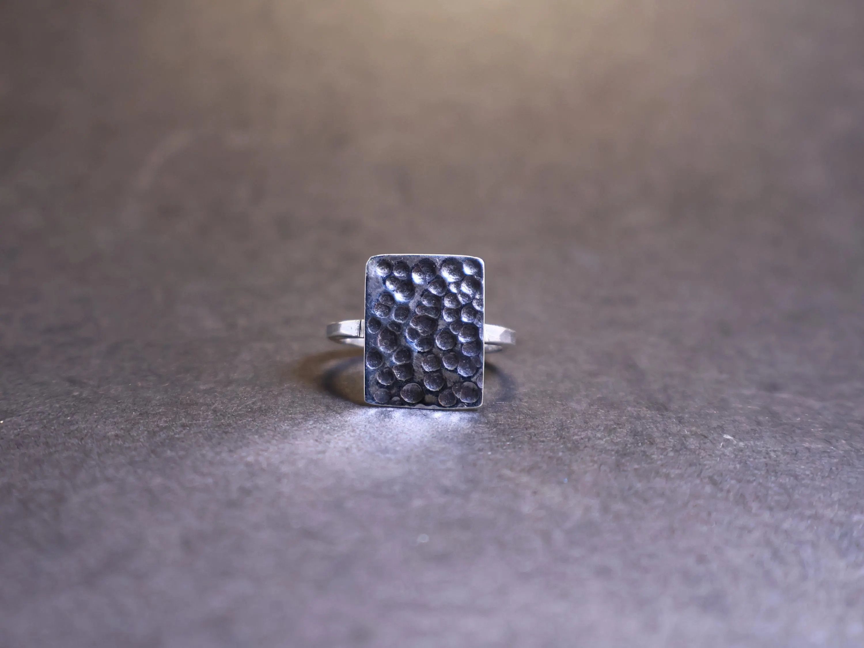 Handmade Hammered Ring, 925 Sterling Silver Ring, Handmade Jewelry, Size ONE SIZE - 2 Thumbnail