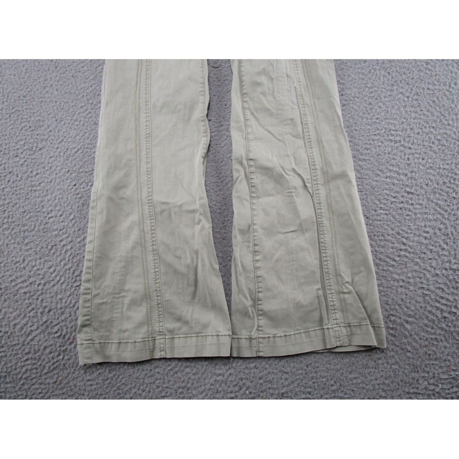 Garage Garage Green Denim Flared Leg Jeans Womens Size 0 Mid Rise Size 25" / US 0 / IT 36 - 2 Thumbnail