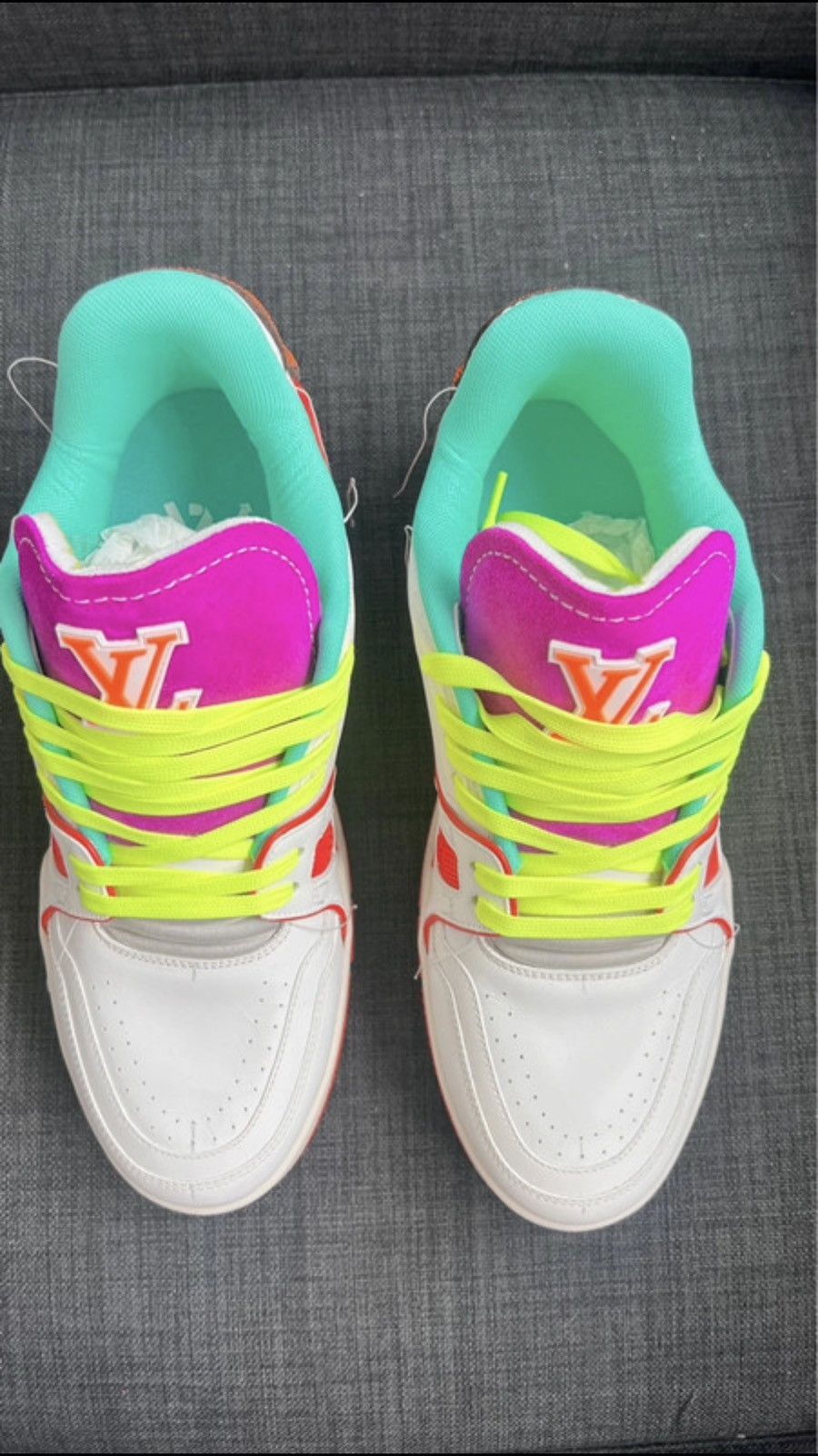 Louis Vuitton Louis Vuitton Trainer Upcycling edition 2023 - 155 copies Size US 9 / EU 42 - 9 Thumbnail