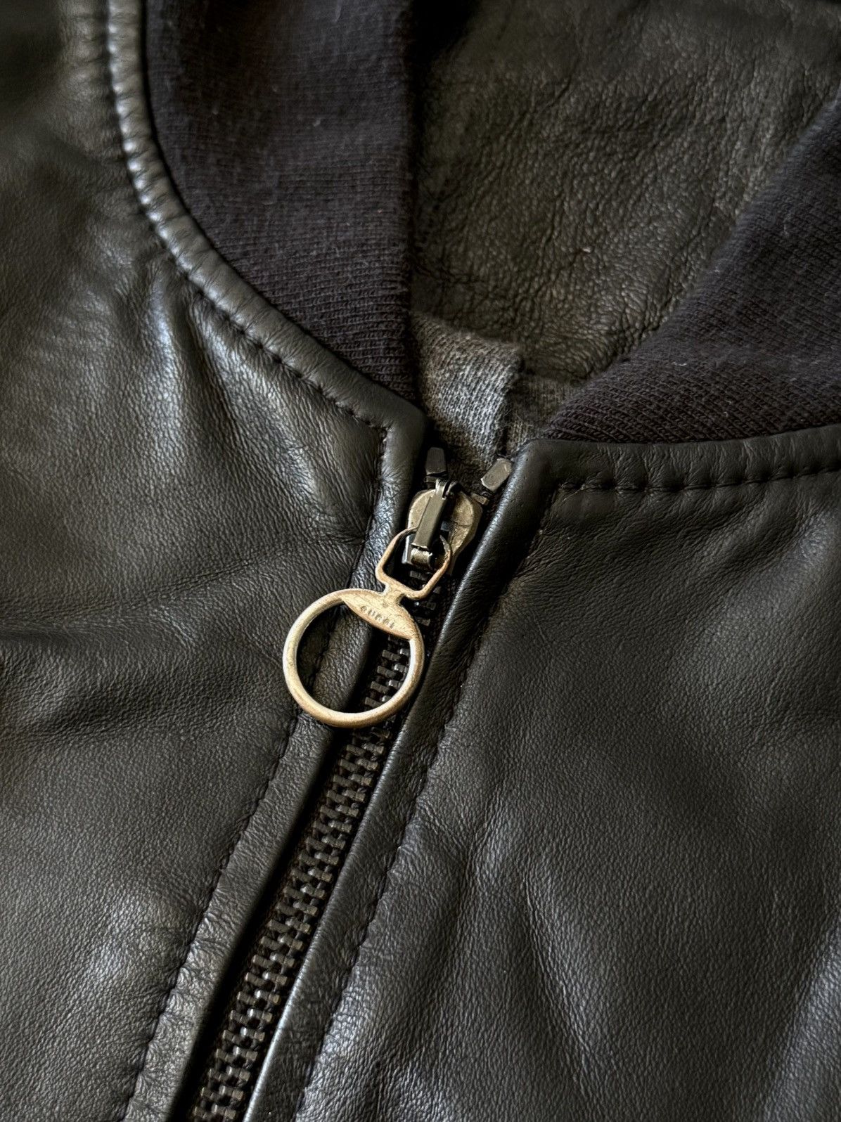 Gucci × Tom Ford Gucci - Tom Ford - Cherry Line - Leather Jacket Size US S / EU 44-46 / 1 - 8 Thumbnail