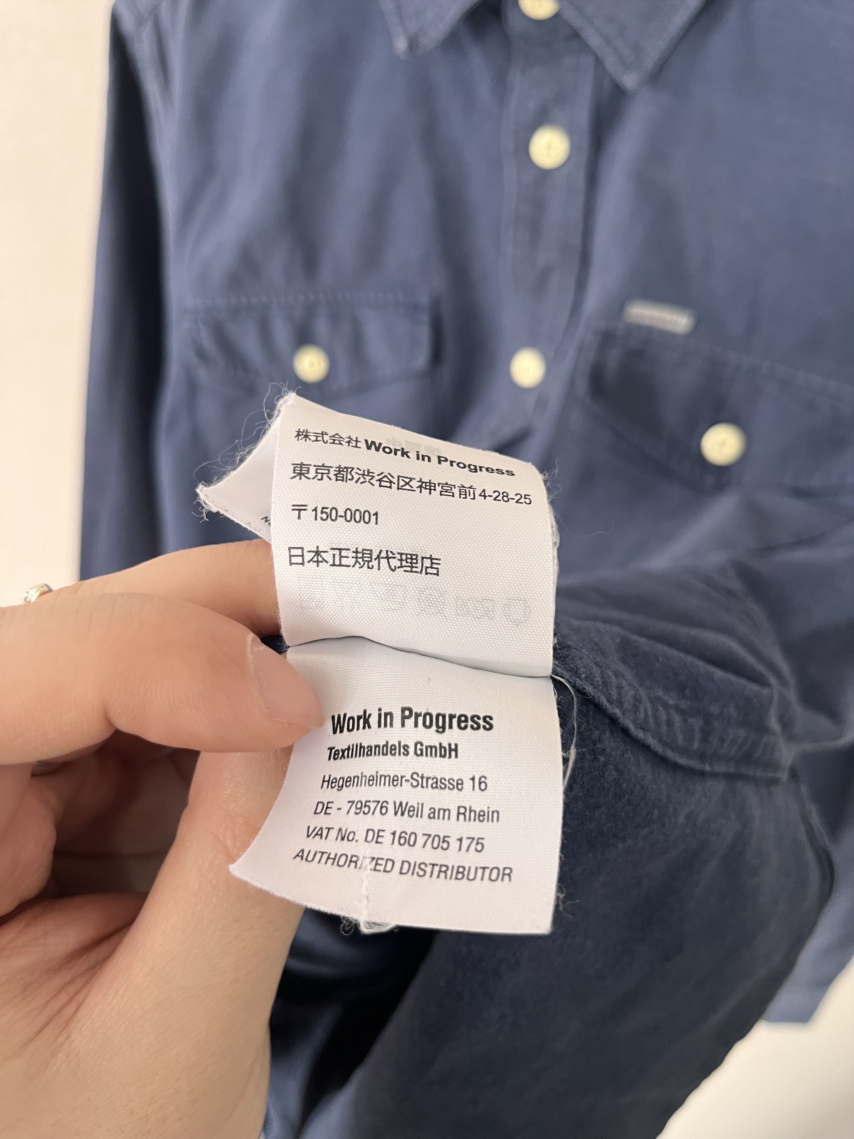 Carhartt Carhartt long sleeve Blue Vendor L/S Shirt workwear Pocket Size US L / EU 52-54 / 3 - 11 Thumbnail