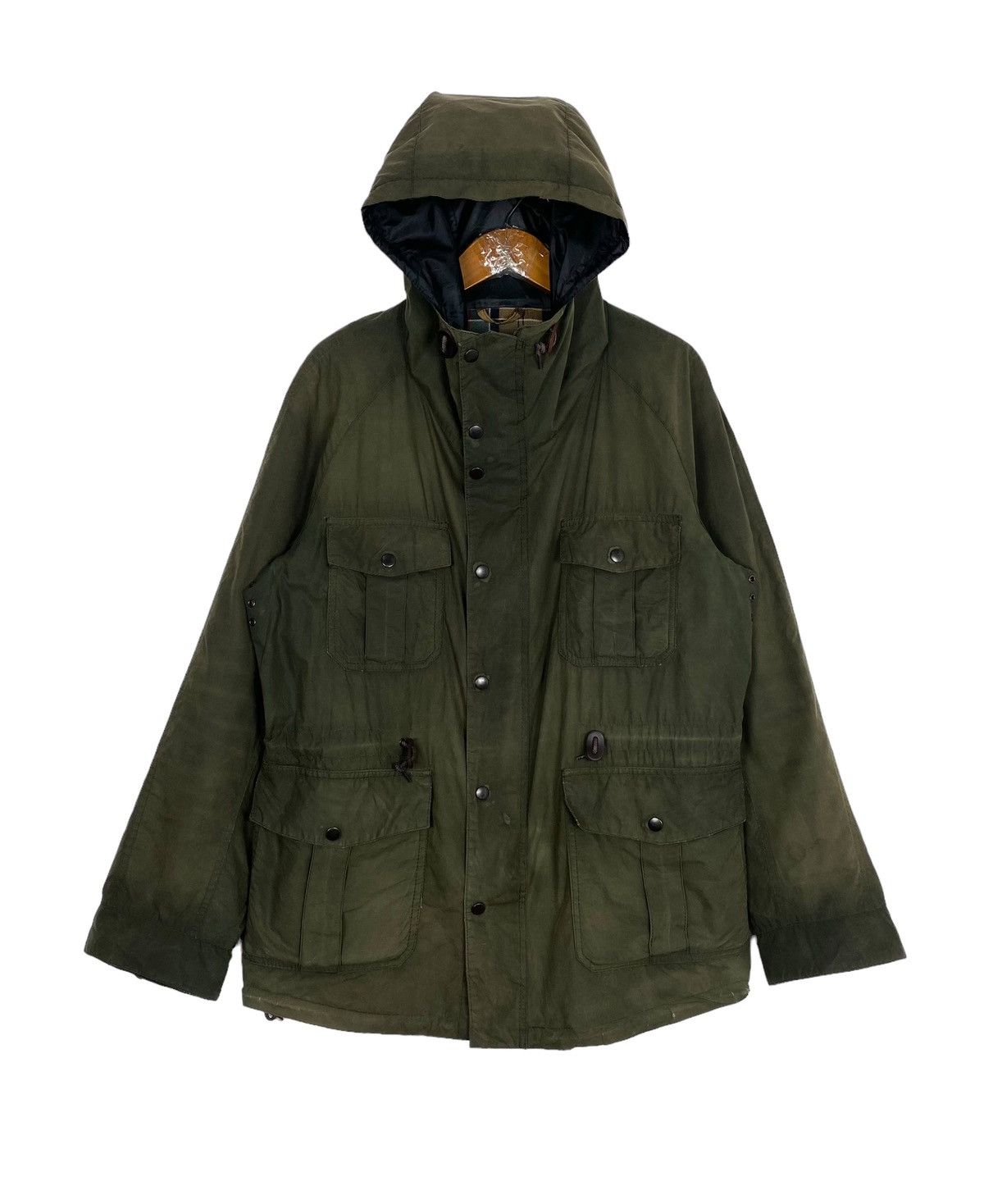 2010's~ Barbour INTERNATIONAL FOG PARKA Fade Black / LADIES