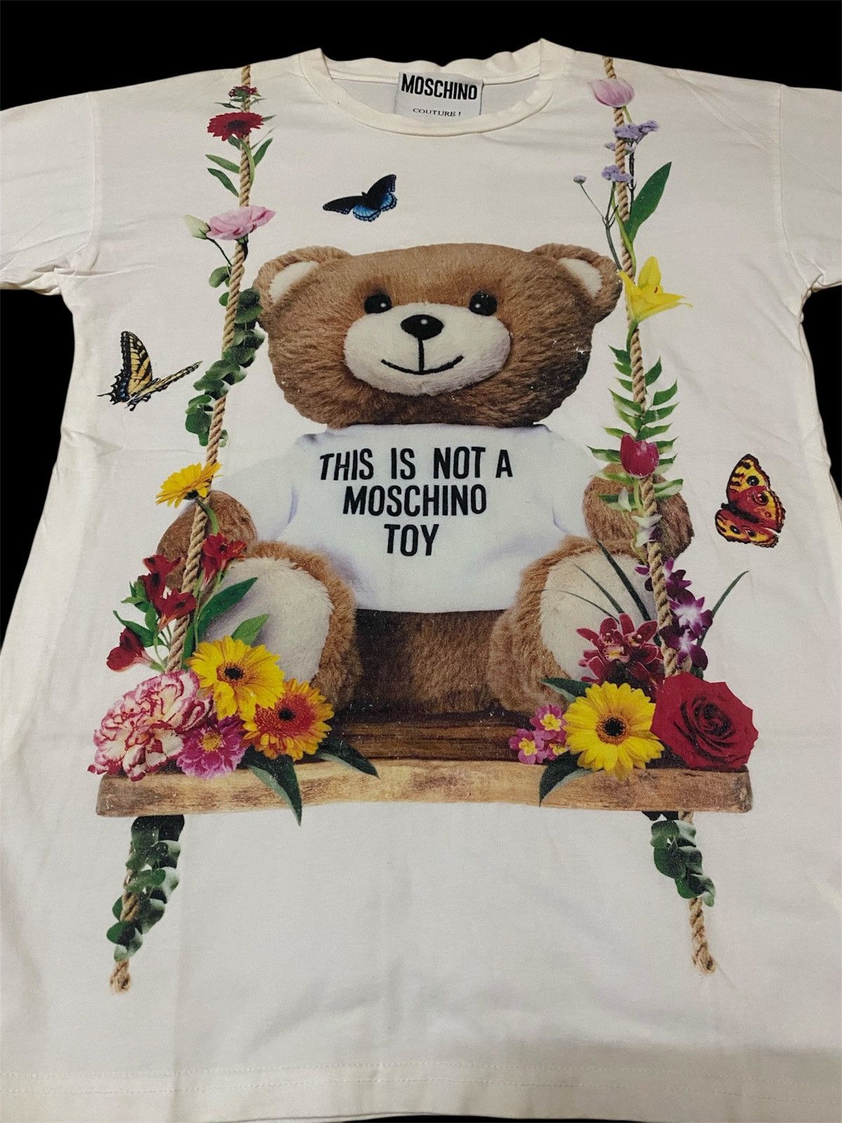 Moschino Moschino This Is Not Moschino Toy Teddy Bear T Shirt Size US XS / EU 42 / 0 - 2 Thumbnail