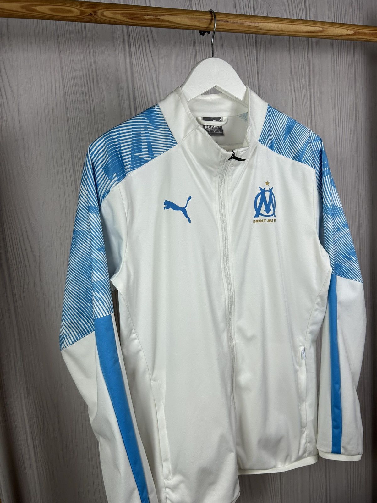 Puma Puma Olympique Marseille Stadium Jacket Size S Football Club Size US S / EU 44-46 / 1 - 2 Thumbnail