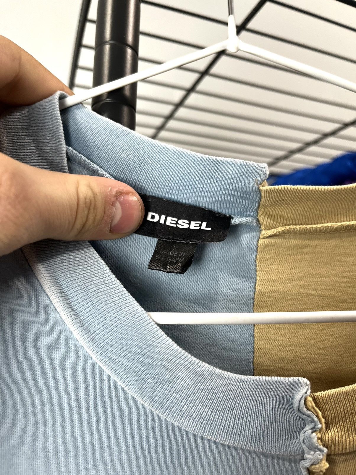 Diesel Vintage Diesel Patch T Shirt Sewn from two parts Size US M / EU 48-50 / 2 - 3 Thumbnail