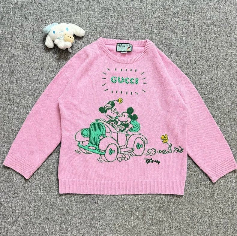 Gucci Gucci Pink Mickey Mouse Sweater Size Small Size US S / EU 44-46 / 1 - 1 Thumbnail