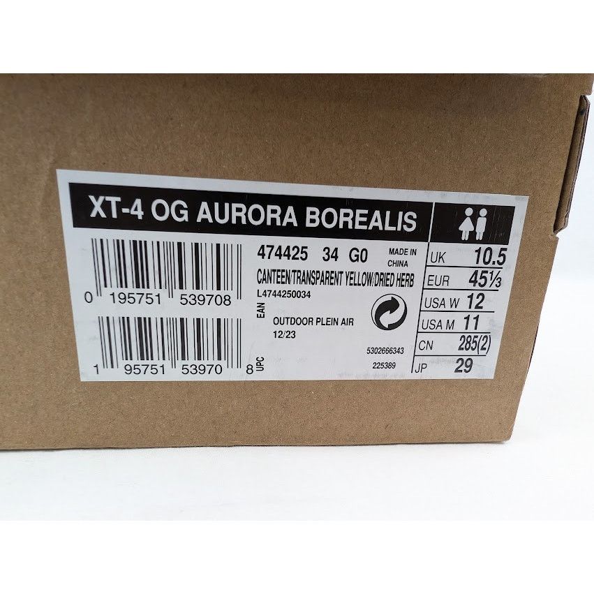 Salomon o1rshd1 XT-4 OG Aurora Borealis Sneakers in Multicolor Size US 11 / EU 44 - 24 Thumbnail