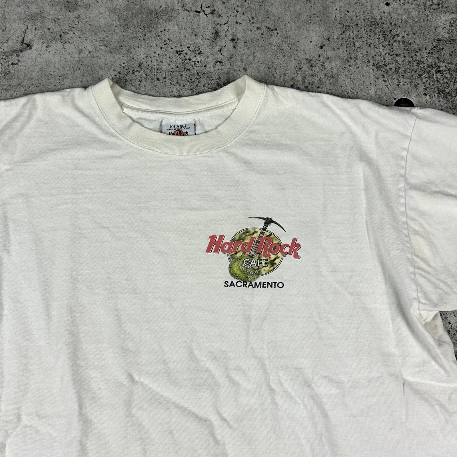 Hard Rock Cafe Hard Rock Cafe Sacramento Shirt XL USA Made Size US XL / EU 56 / 4 - 4 Thumbnail