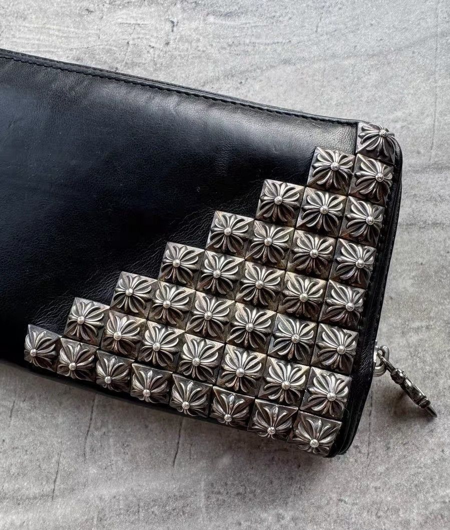 Chrome Hearts Chrome Hearts Multi-Silver Sugar Cube Cross Sword Zip Wallet Size ONE SIZE - 3 Thumbnail
