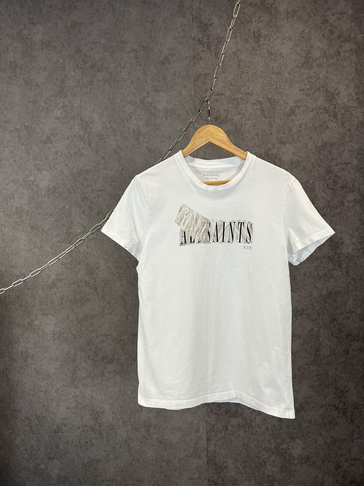 Allsaints Allsaints center logo tee Size US XS / EU 42 / 0 - 1 Thumbnail