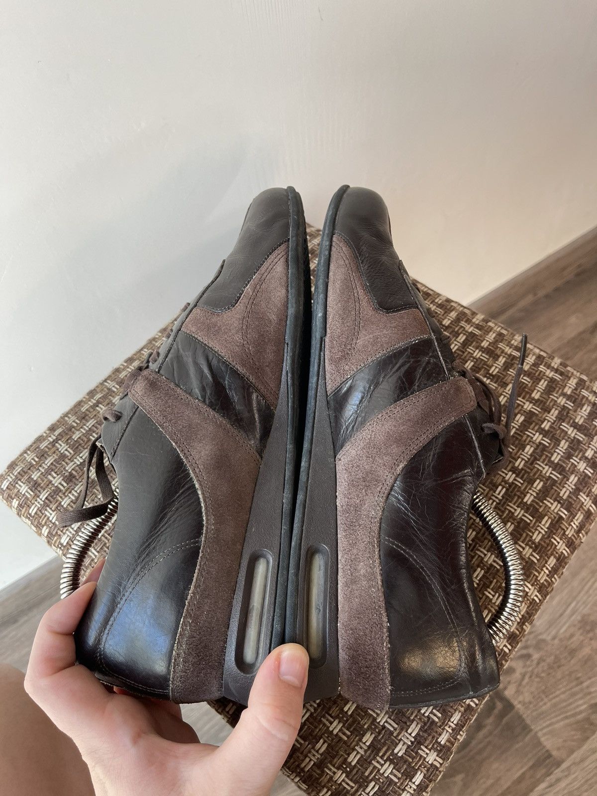 Nike Rare Nike Air Kimon Brown Leather Y2K Casual Sneakers Men s9 Size US 9 / EU 42 - 8 Thumbnail
