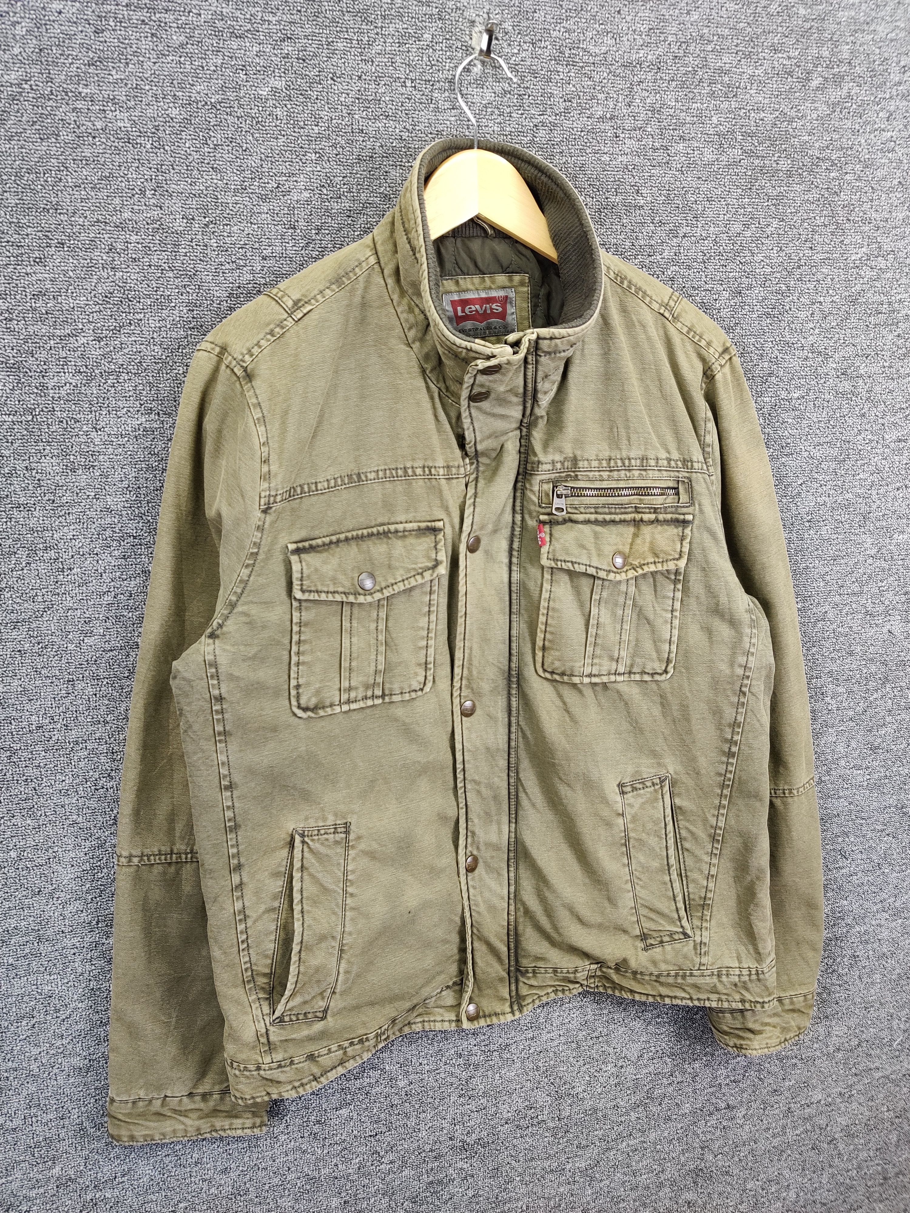 Vintage Levi's Quilted Field Olive Green Jacket
