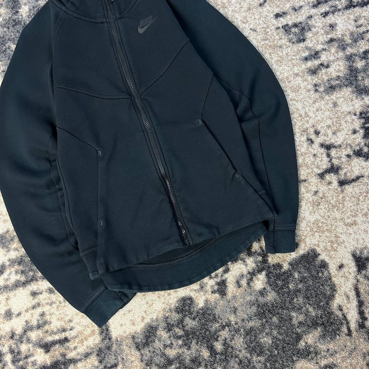 Nike Nike Tech Fleece Mini Logo Zip Up Hoodie Drill Style Size XS / US 0-2 / IT 36-38 - 3 Thumbnail