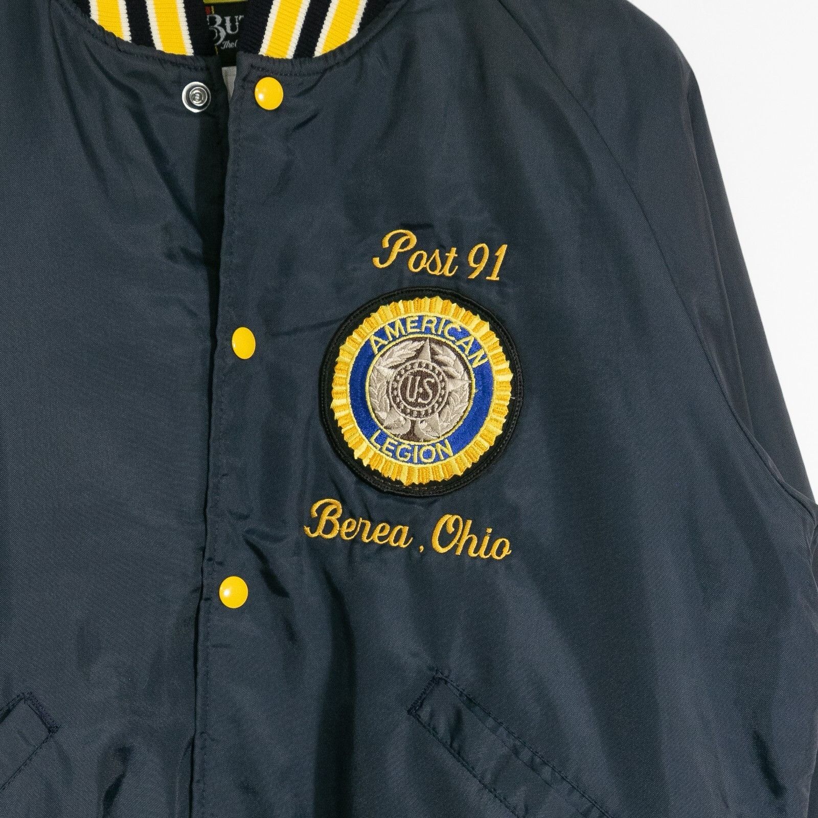 Vintage Vintage US American Legion Bomber Jacket Medium - Post 91 Size US M / EU 48-50 / 2 - 4 Thumbnail