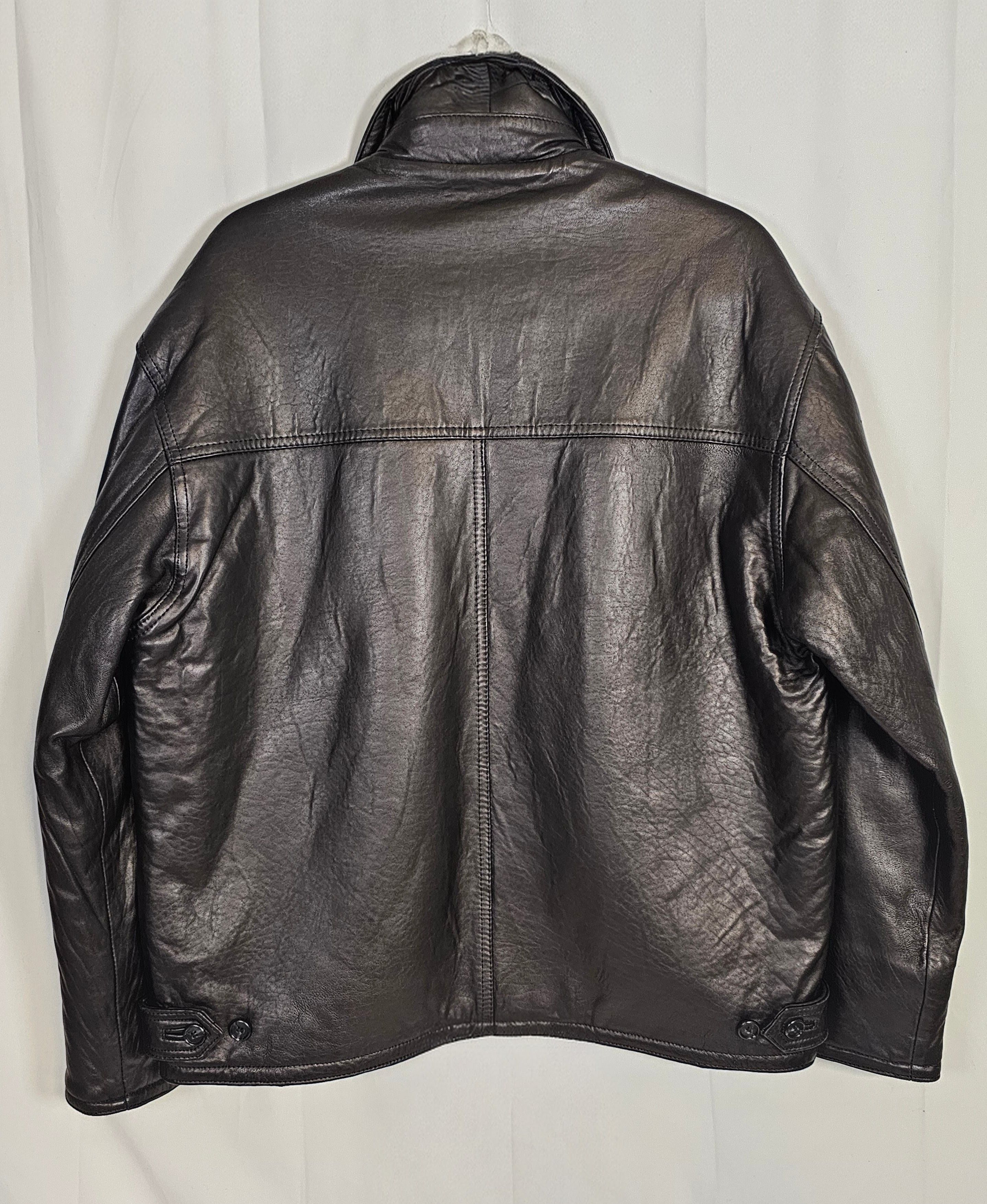 Weatherproof Weatherproof Leather Jacket, Fully Lined Men's Small EUC Size US S / EU 44-46 / 1 - 2 Thumbnail