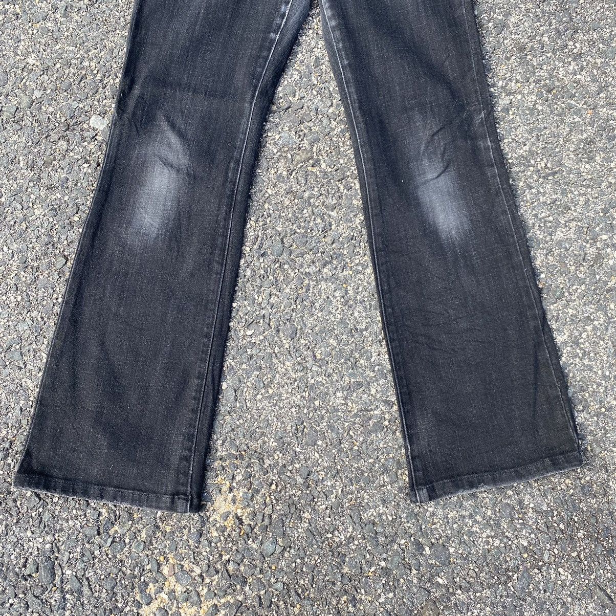 Japanese Brand Vintage Japanese Brand Black Flare Denim Jeans Size US 28 / EU 44 - 4 Thumbnail