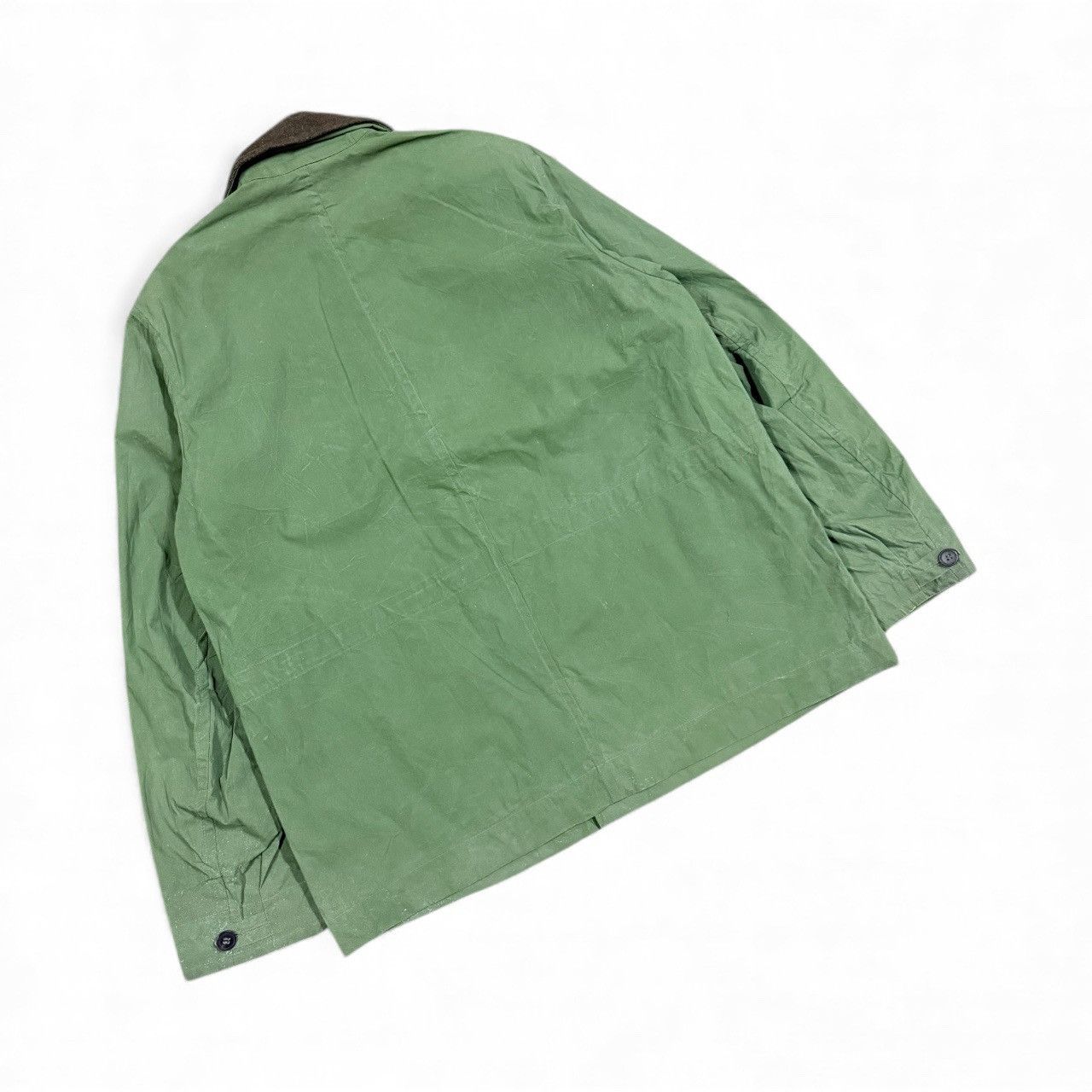 Dries Van Noten Dries Van Noten PU Waterproof Olive Green Field Jacket Size US M / EU 48-50 / 2 - 25 Thumbnail