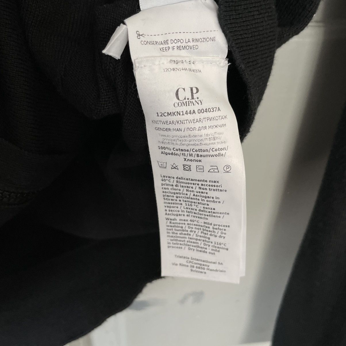 C.P. Company C.P. Company Lens Zip-Up Knitted sweatshirt - Black Size US S / EU 44-46 / 1 - 7 Thumbnail