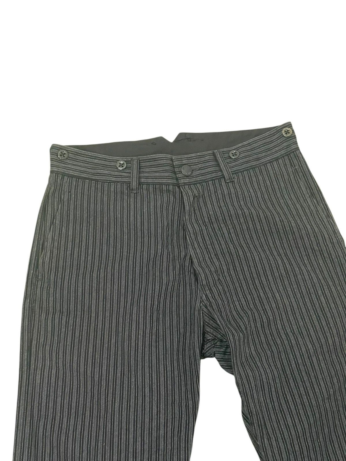 Japanese Brand Wabash Striped Scye Basic Workwear Americana Tapered 2🟦 Size US 31 - 12 Thumbnail