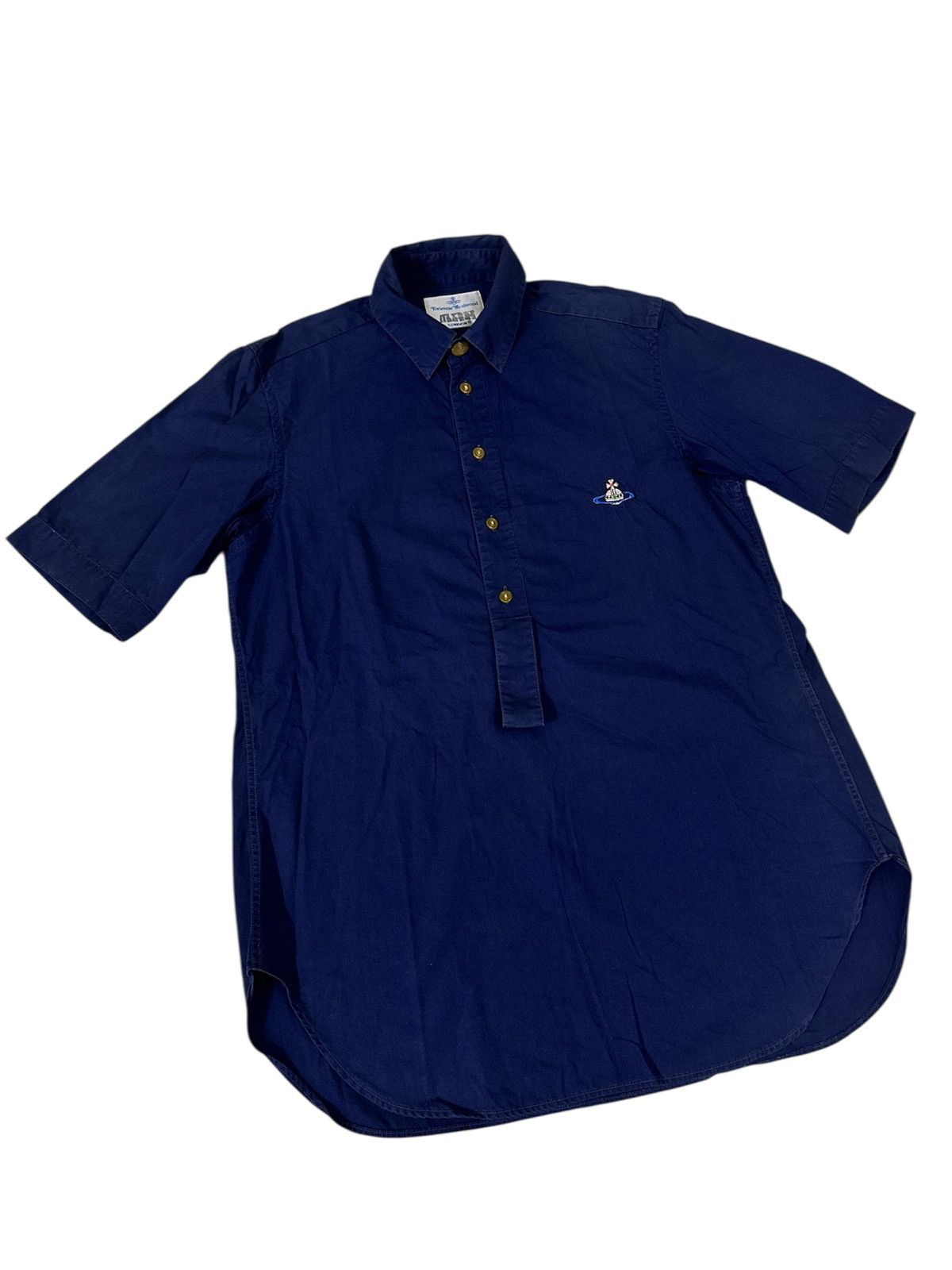 Vivienne Westwood Vivienne Westwood Button Up Short Sleeve Shirt Lgb Goa Y2K Size US M / EU 48-50 / 2 - 2 Thumbnail