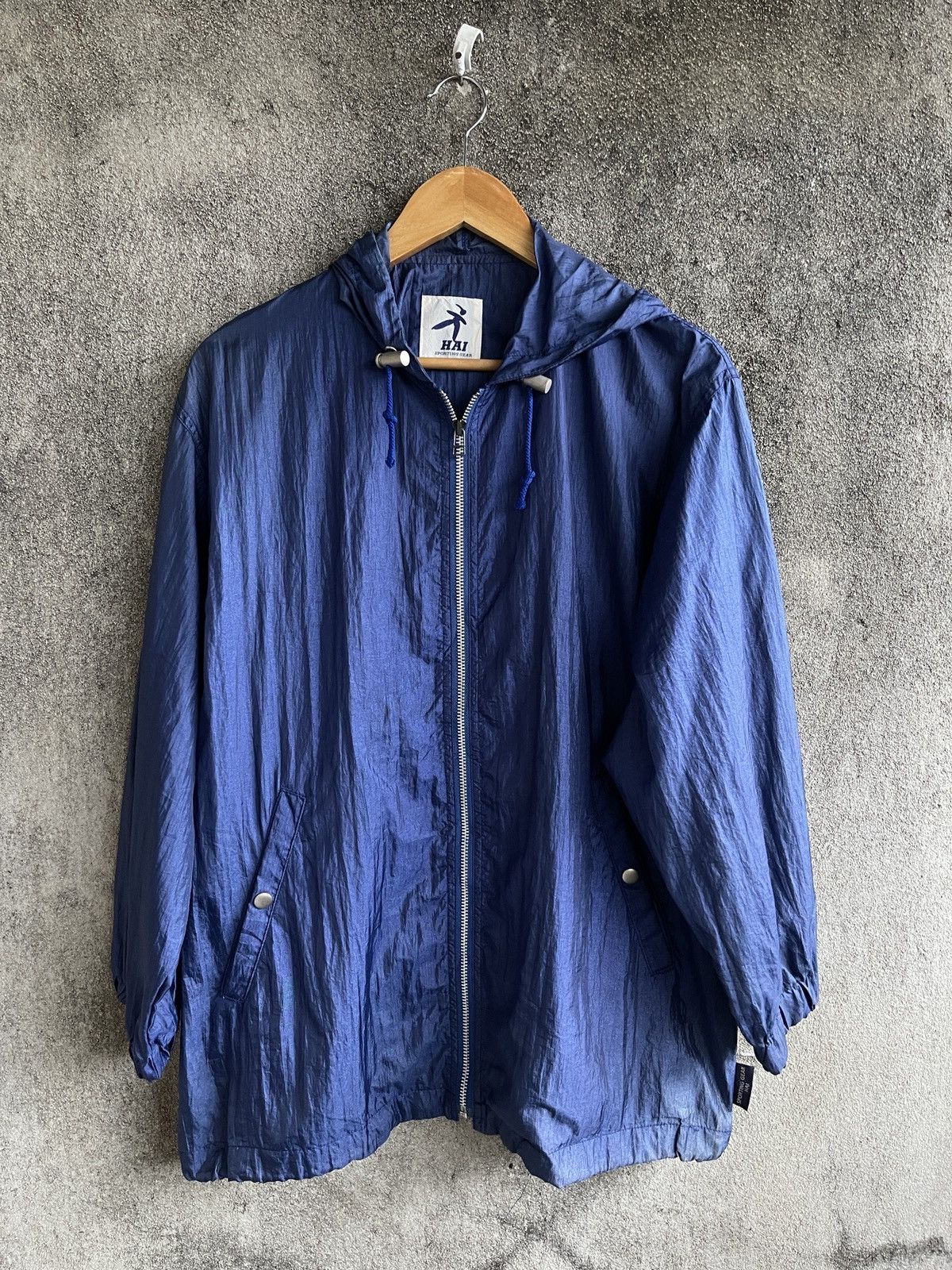 Hai Sporting Gear × Issey Miyake × Vintage Last Drop🔥Vtg Hai Sporting Gear Issey Miyake Light Jacket Size US L / EU 52-54 / 3 - 3 Thumbnail
