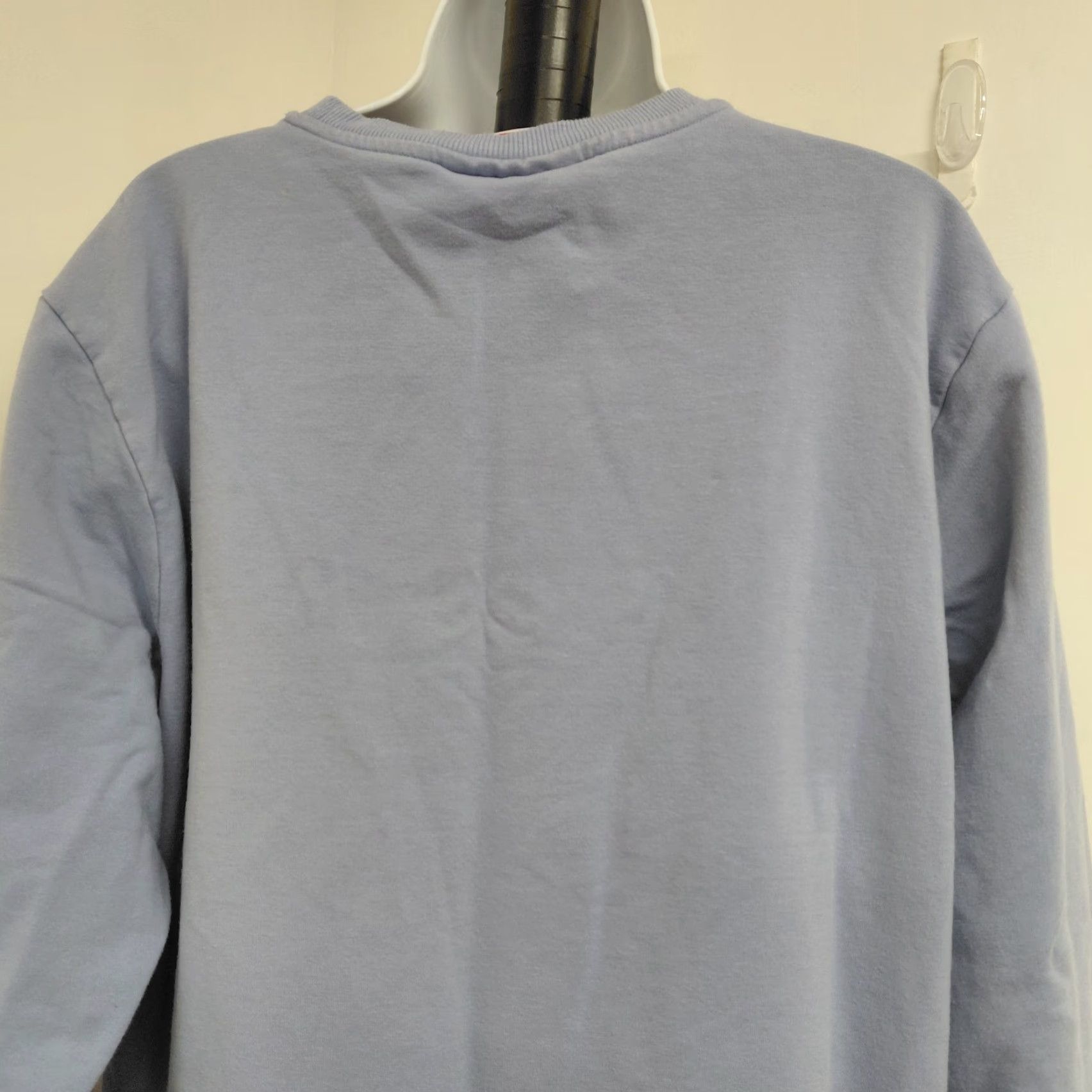 Fila FILA Sweatshirt Womens XL Light Blue French Terry Logo Crewneck Long Sleeve Size XL / US 12-14 / IT 48-50 - 7 Thumbnail