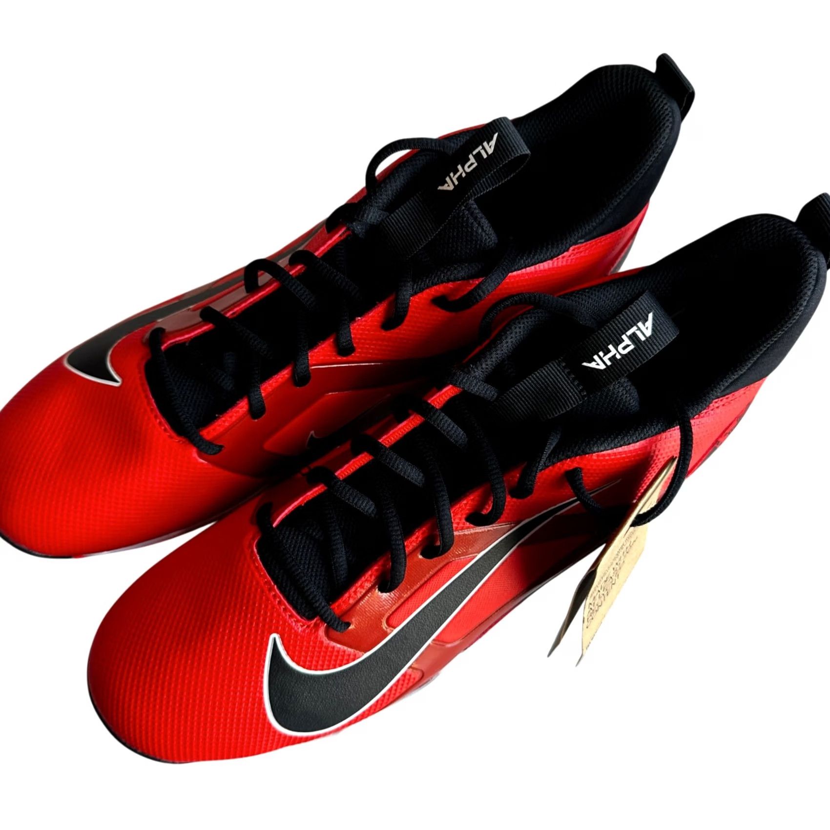 Nike Mens Size 11.5 Football Cleats Alpha Menace 4 Shark NRG FQ4536-600 New Nike Mens Size 11.5 Football Cleats Alpha Menace 4 Shark NRG  main image 2