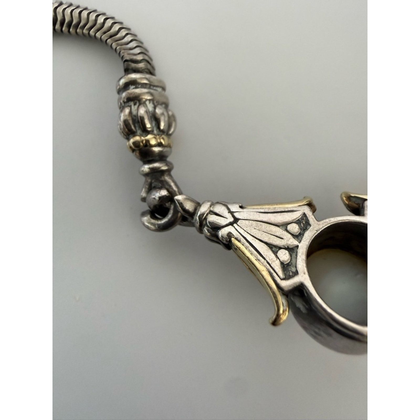 Other LAGOS Caviar sterling silver and 18K yellow gold Vintage Size ONE SIZE - 4 Thumbnail