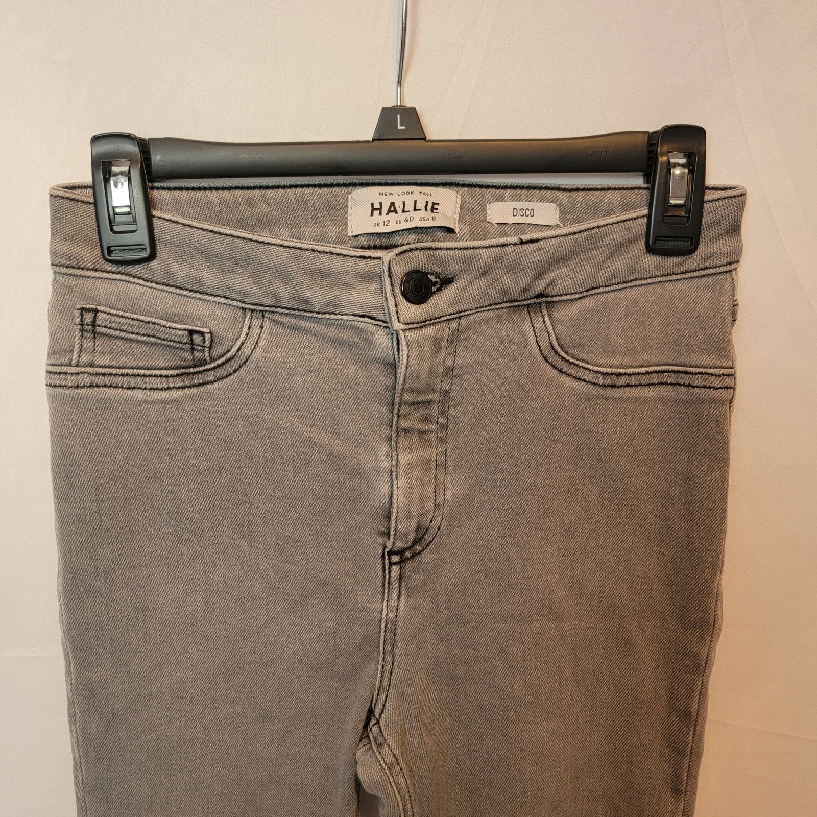New Look New Look Washed Grey High Waisted Skinny Jeans Size 4 Size 27" / US 4 / IT 40 - 4 Thumbnail