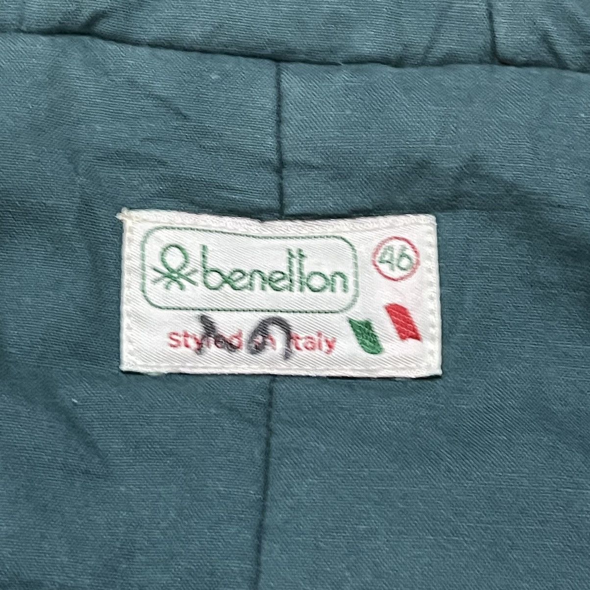 Benetton Vintage Benetton Bomber Jacket with Hood Size US S / EU 44-46 / 1 - 10 Thumbnail