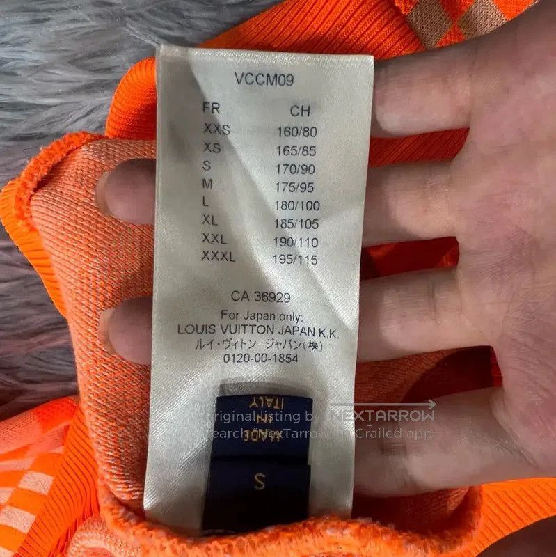 Louis Vuitton Louis Vuitton Men's Orange Cotton Sweatshirt . Size US S / EU 44-46 / 1 - 4 Thumbnail