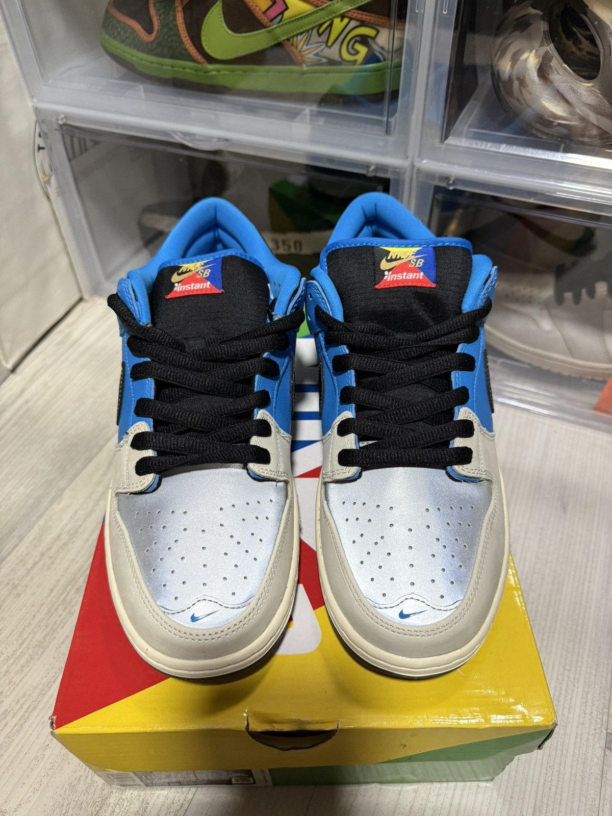Nike SB NikeSB Dunk Low Pro QS Instant Skateboards Size US 10.5 / EU 43-44 - 4 Thumbnail