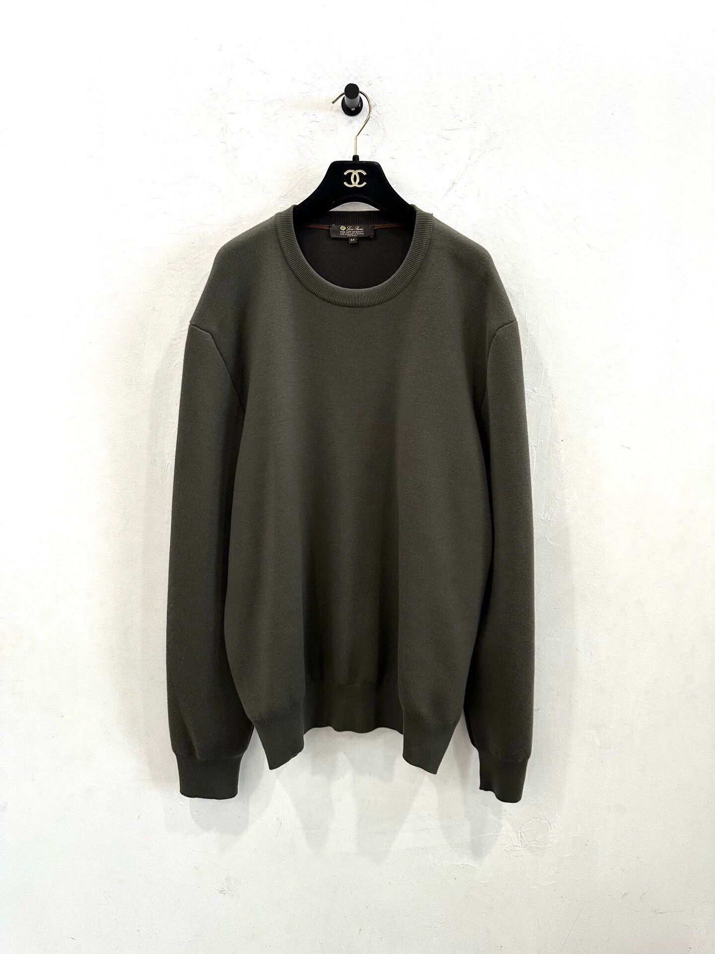 Loro Piana Loro Piana Gift of Kings Knit Sweater Green Sz54 Size US L / EU 52-54 / 3 - 1 Thumbnail