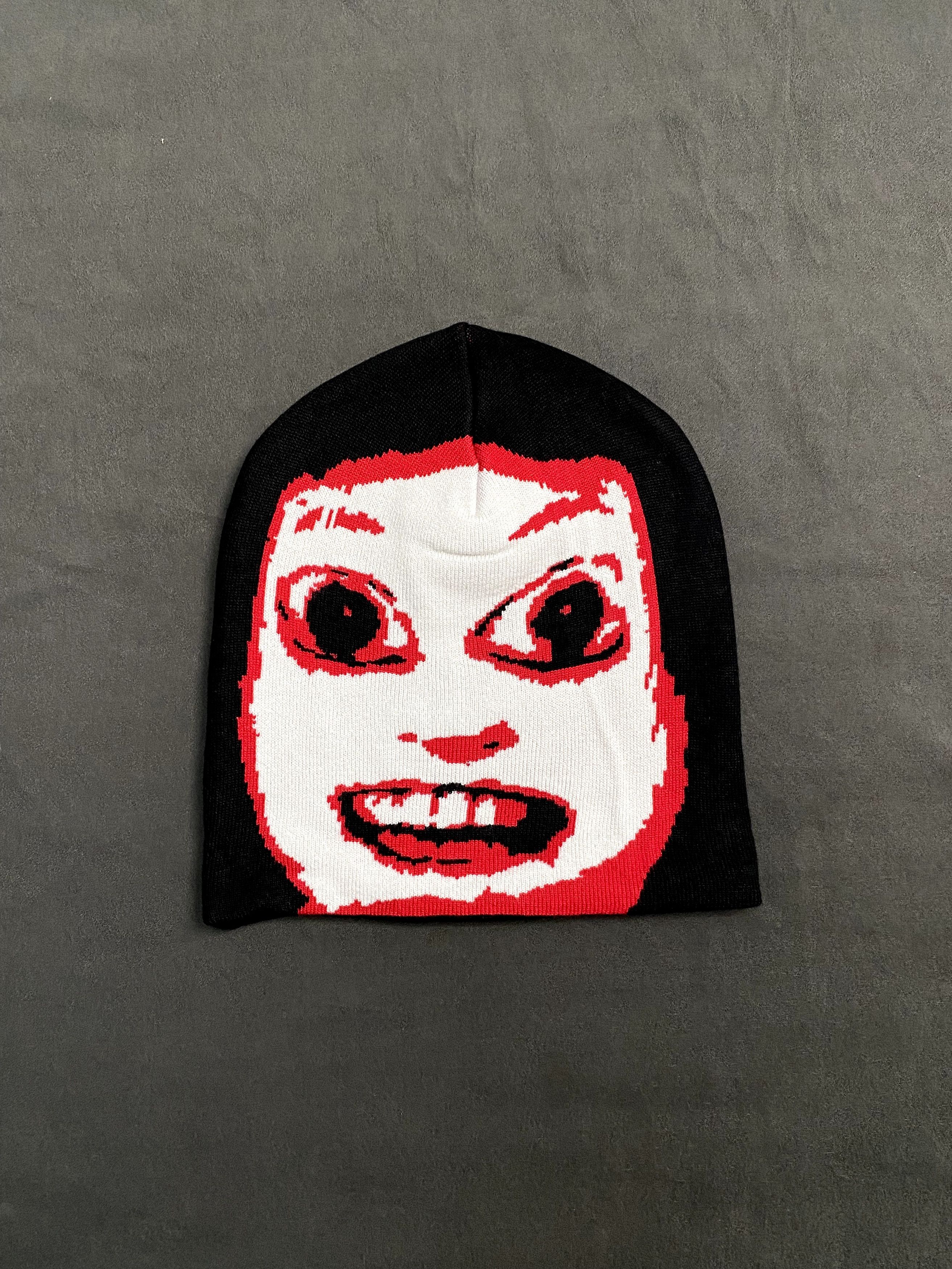 Japanese Brand Deadstock Ahenobarbus No Cuff Knit Gray Beanie BLK Hats OS Size ONE SIZE - 1 Thumbnail