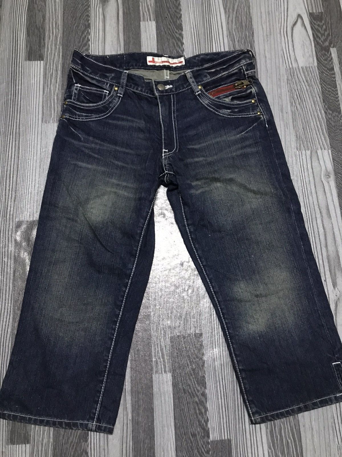 Designer × Japanese Brand × Vintage Genoese 3q women pants okayama city Size 29" - 1 Thumbnail