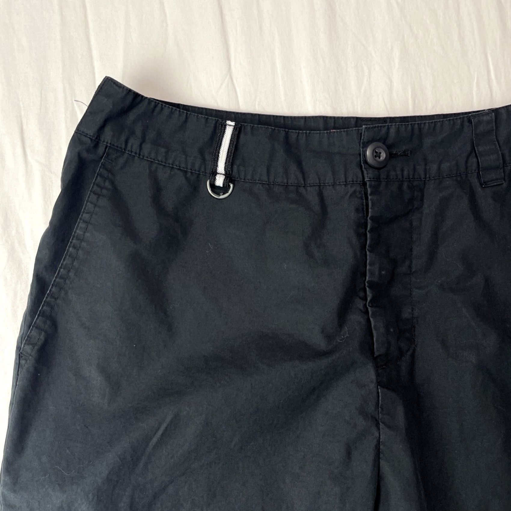 Nike Nike Shorts Mens Medium 32 Sportswear Woven 614632-010 Black Adult Button Fly Size US 31 - 4 Thumbnail