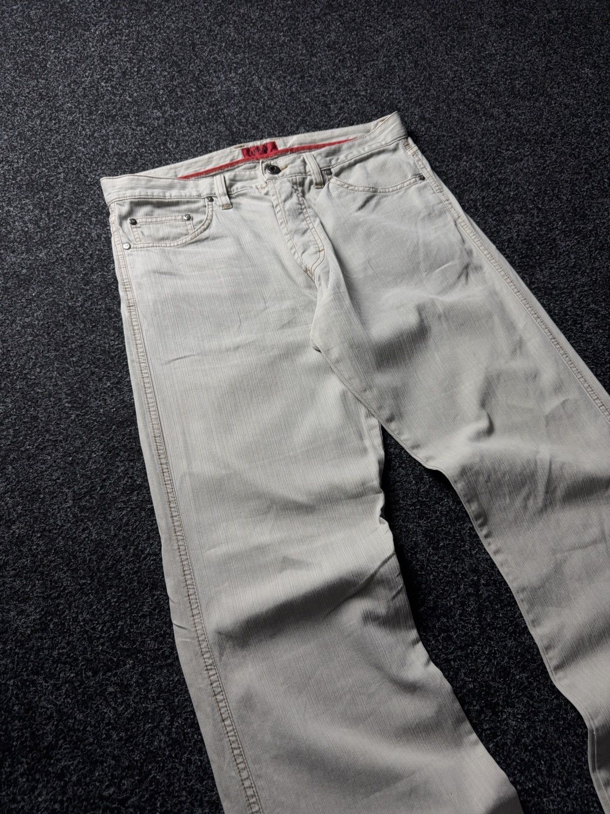 Hugo Boss Luxury 90s Retro Y2K Vintage HUGO BOSS Ivory Jeans Straight Size US 34 / EU 50 - 5 Thumbnail