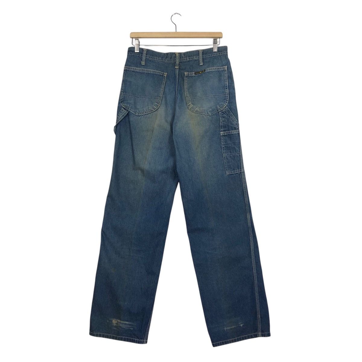 Japanese Brand 📌Vintage Denim Jacket Carpenter D&I Cargo Issey Miyake Size US 30 / EU 46 - 9 Thumbnail