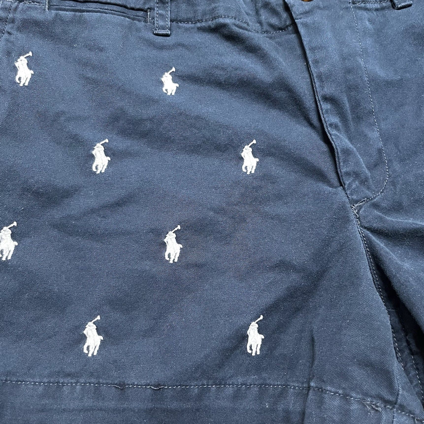 Polo Ralph Lauren Polo Ralph Lauren Women’s Shorts All Over Pony Navy Blue Chino Size 2 AOP Women Casual Activewear Travel Golf Preppy Cotton Knit Boys? Size 26" / US 2 / IT 38 - 3 Thumbnail