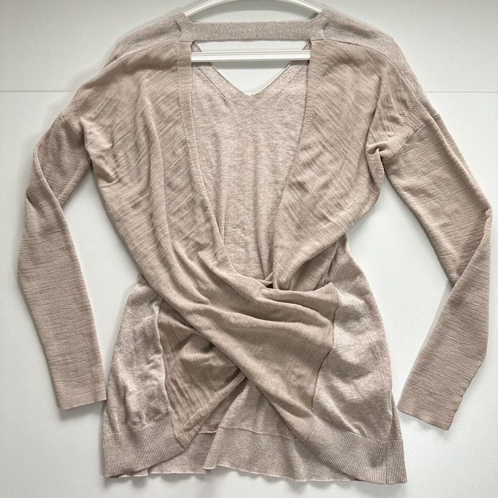 Allsaints All Saints Twist Jumper Deep V Neck Keyhole Pink Sweater S Size S / US 4 / IT 40 - 5 Thumbnail