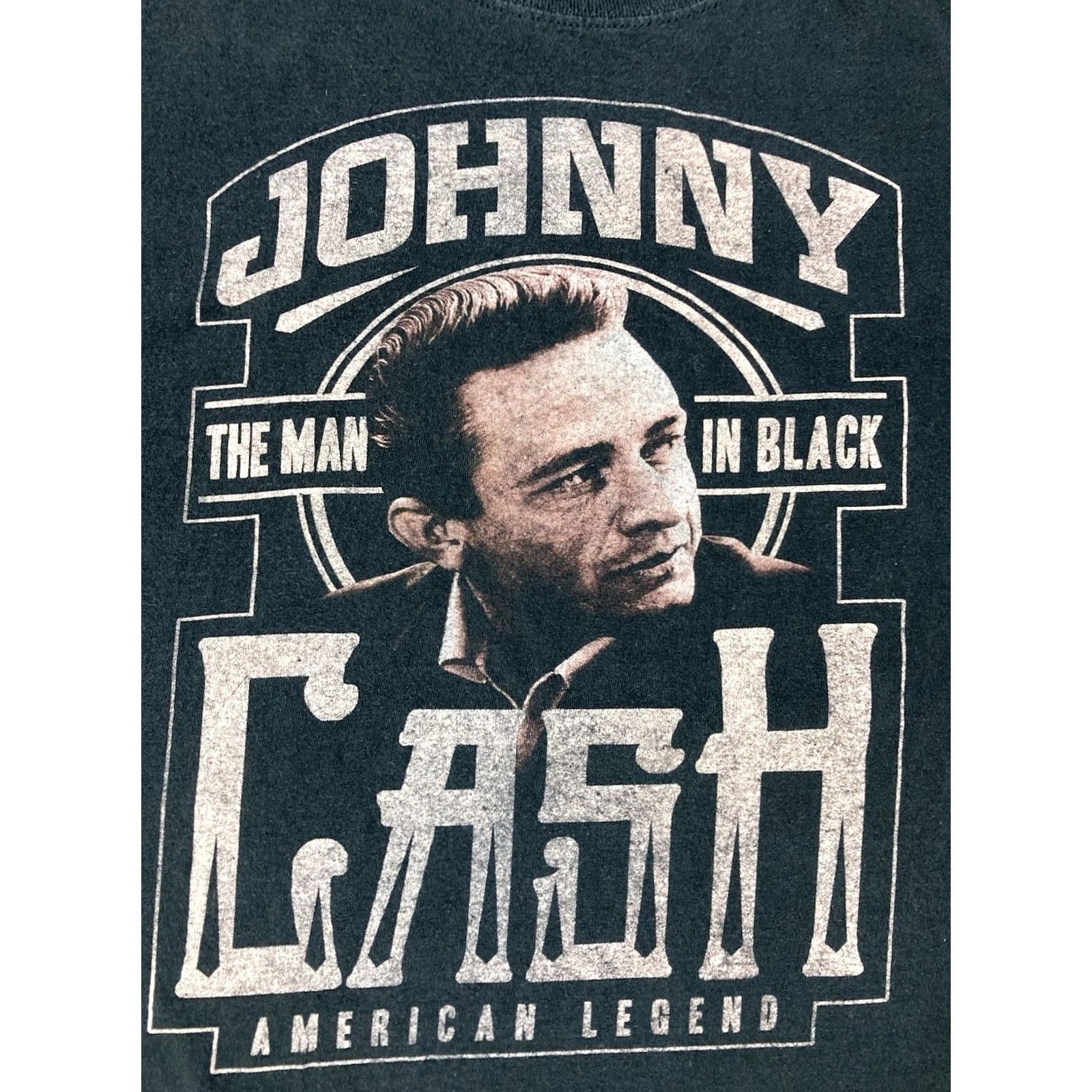 Vintage VINTAGE Johnny Cash The Man In Black Graphic T-shirt Men 3XL Black Short Sleeve Music Shirt Size US XXL / EU 58 / 5 - 2 Thumbnail