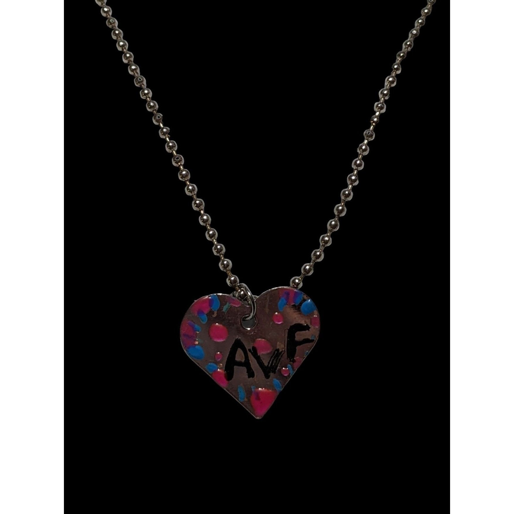 Other Handmade Heart AVF Necklace Size ONE SIZE - 4 Thumbnail