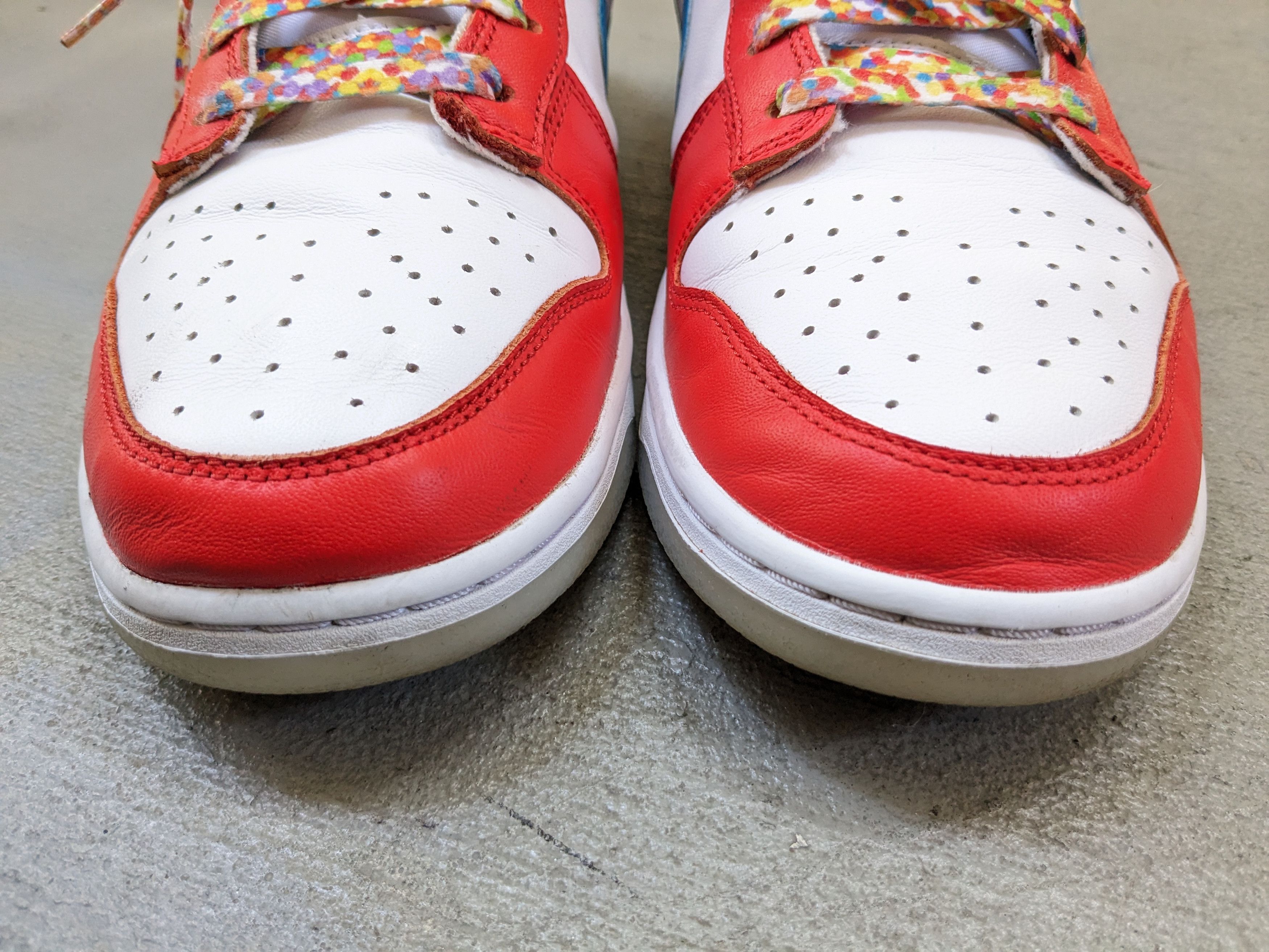 Nike Nike Dunk Low QS LeBron James Fruity Pebbles DH8009-600 Size US 10.5 / EU 43-44 - 4 Thumbnail