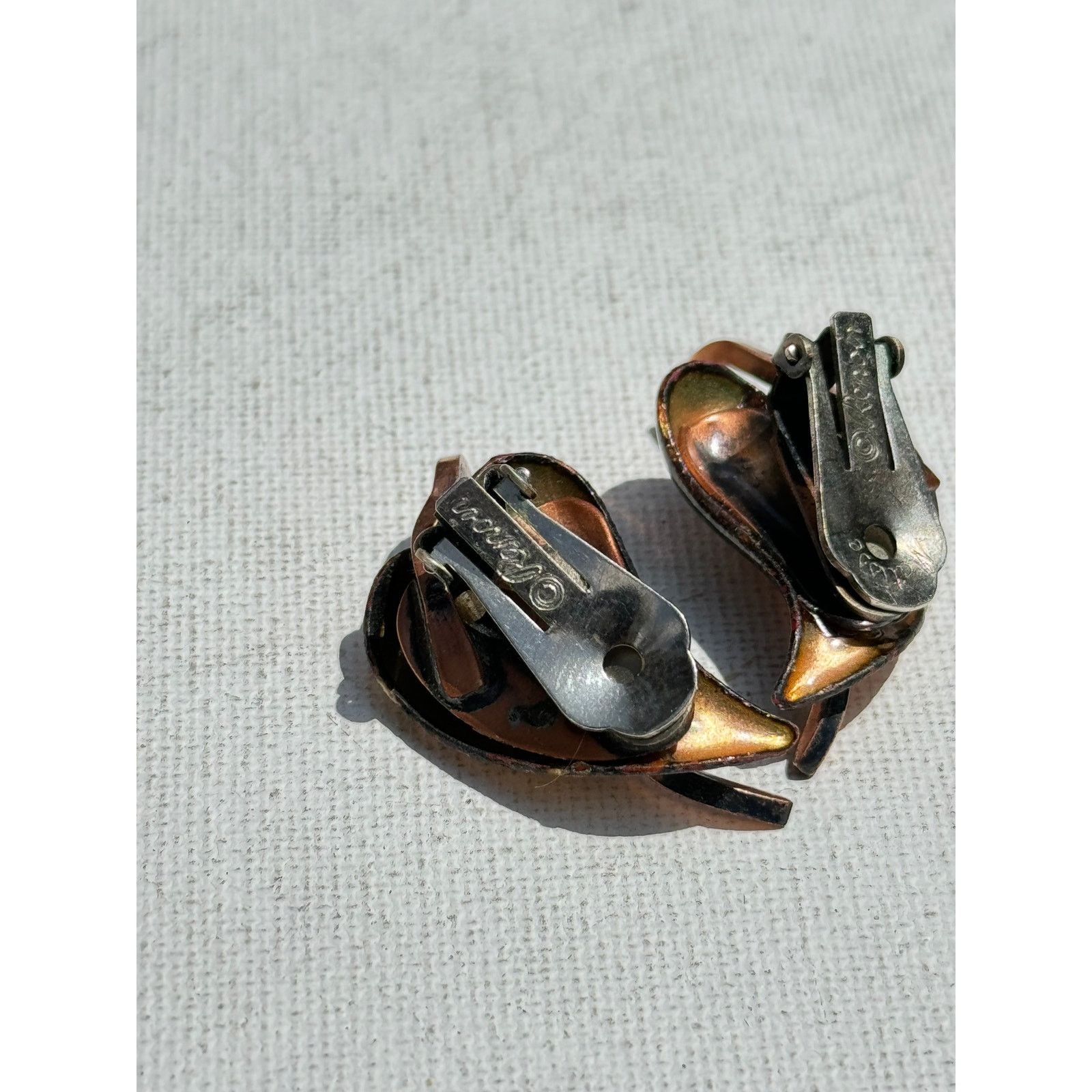 Vintage Vintage Matisse Renoir Earrings - 1950s Size ONE SIZE - 3 Thumbnail