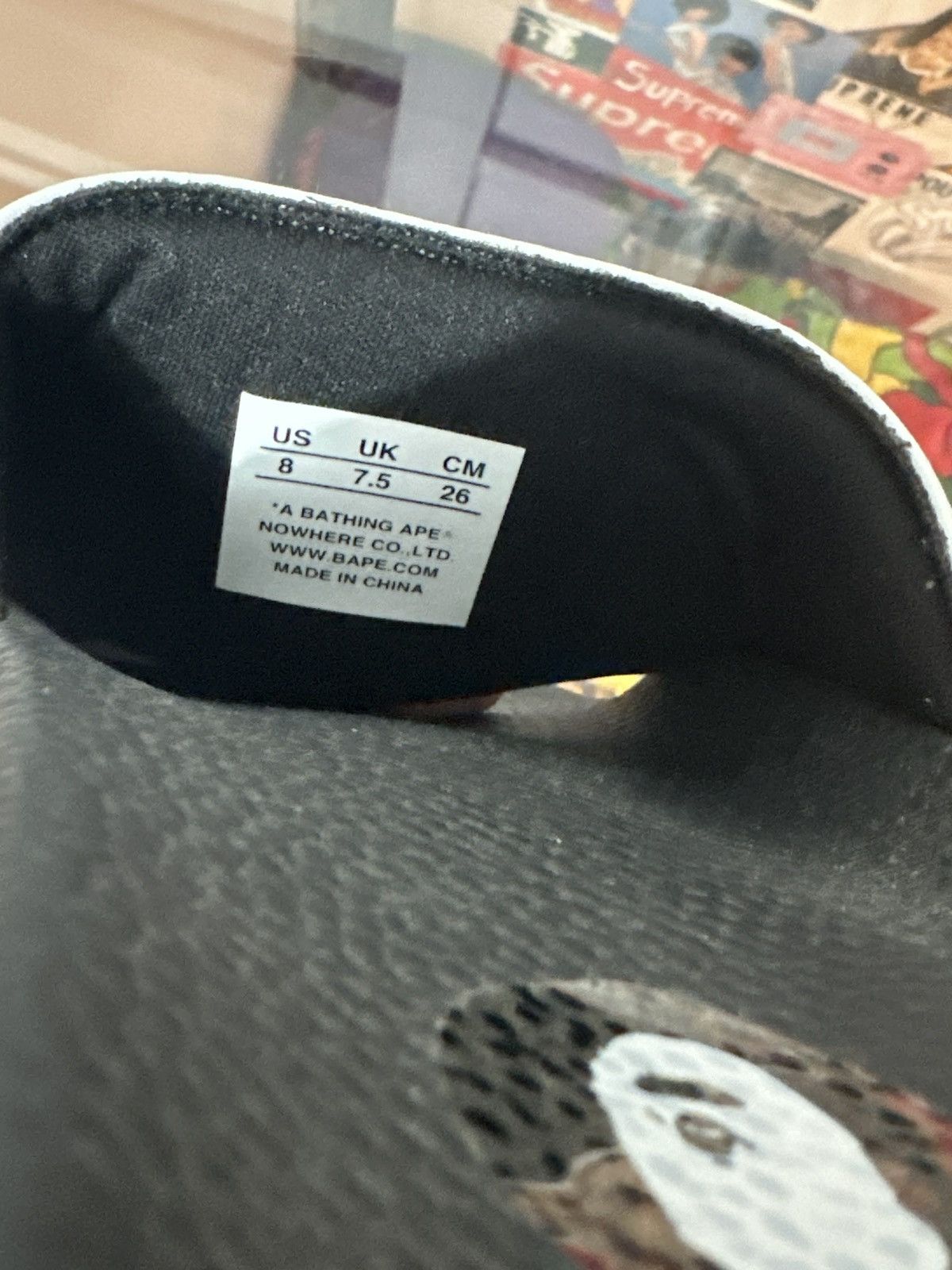 Bape Bape “Star” Logo Slides White Size US 8 / EU 41 - 2 Thumbnail