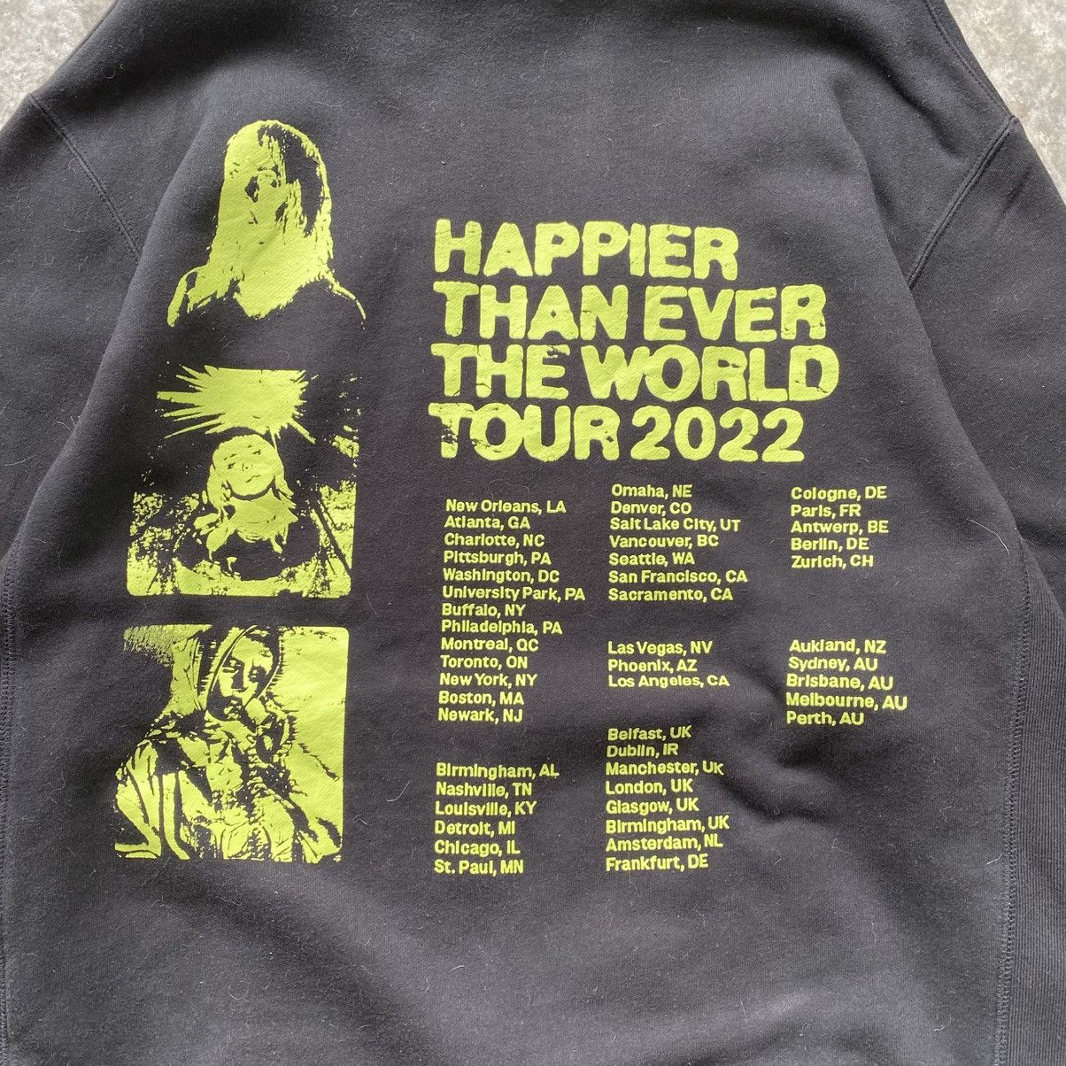 Billie Eilish Billie Eilish Happier Than Ever Hoodie (XL) Size US XL / EU 56 / 4 - 9 Thumbnail